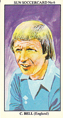 Colin Bell England 1978/79 the SUN Soccercards #6